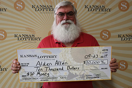 Alden Allen won $10,000 on $30 Money Instant Ticket 