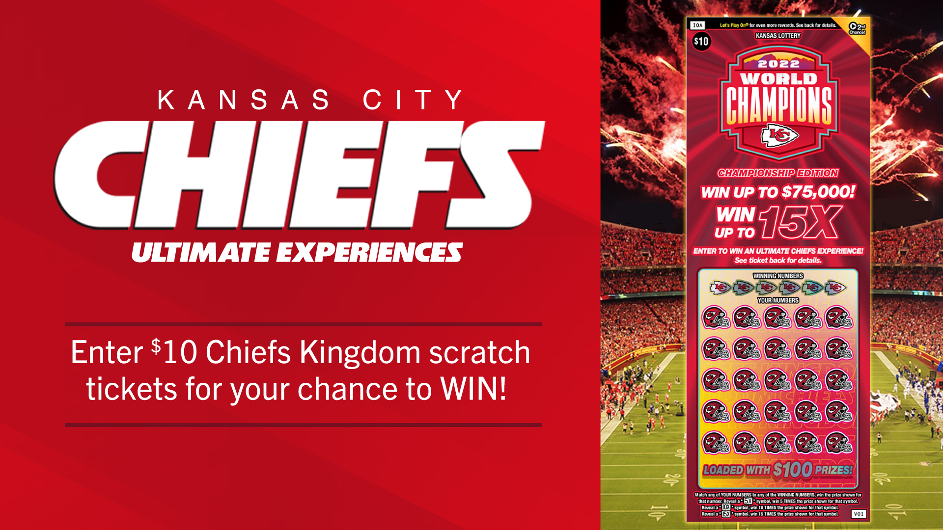 Kansas City Chiefs Game Ticket Gift Voucher